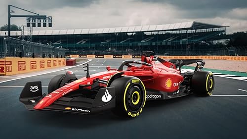 Rastar Authentic Licensed Ferrari F1 75 RC Car - Detailed Design, 2.4GHz Control | Color : 1:18 Ferrari F1 75