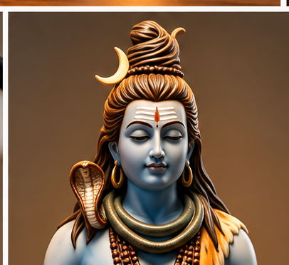 Floating Lord Shiva LED Lamp | Magnetic Levitation Decorative Table Lamp | Modern Spiritual Home & Pooja Décor | Unique Gift for Mahadev Devotees