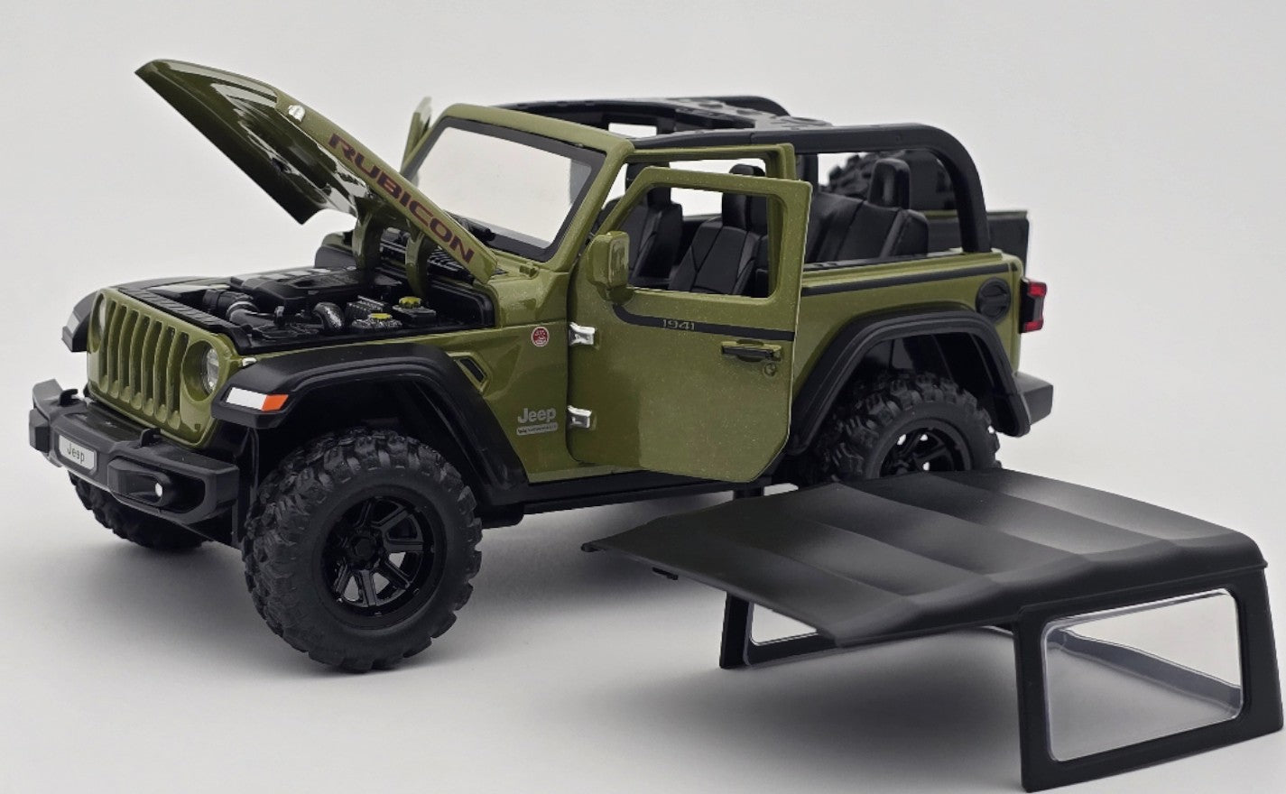 Jeep Wrangler Rubicon 1:24  diecast scale model car