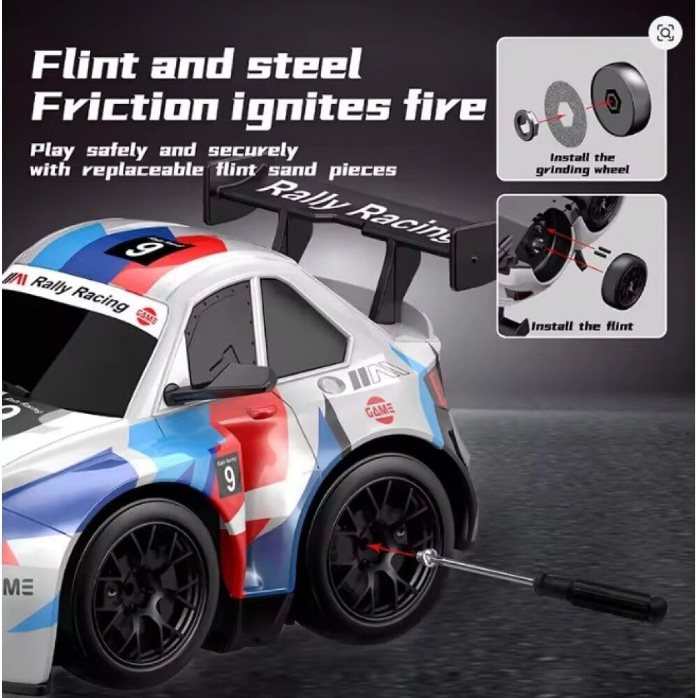 Fire Car - High-Speed RC Drift Car with Sparkling