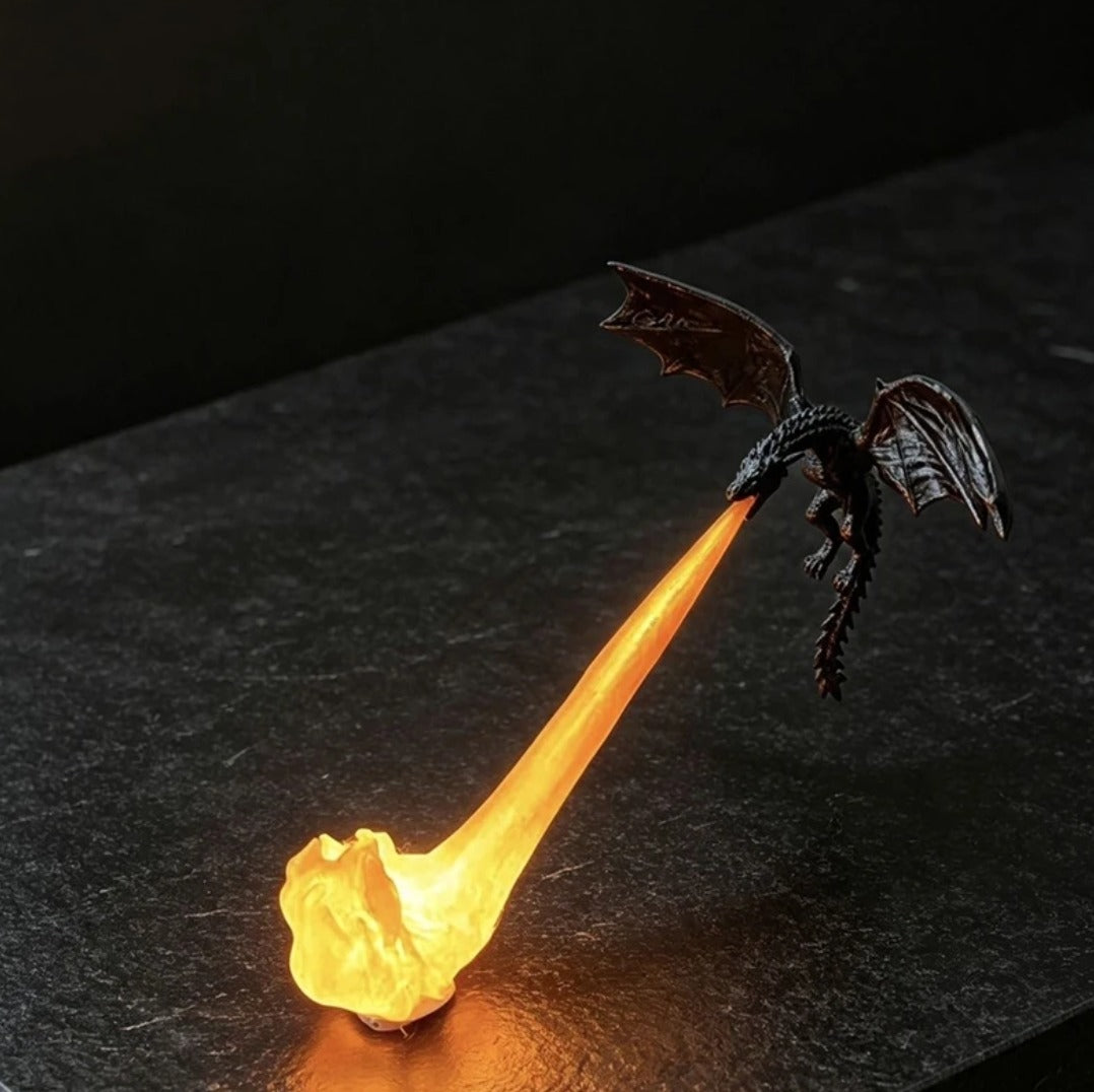 Dragon LED Flame Effect Night Light