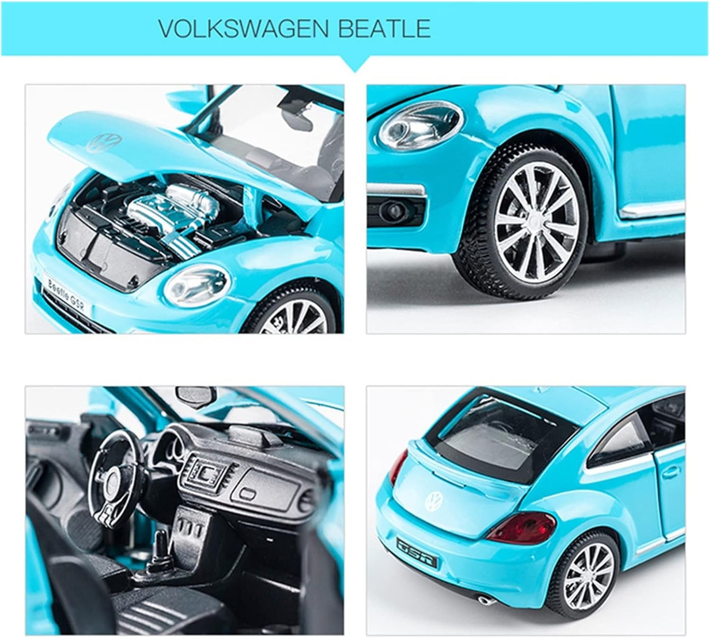 Volkswagen Beetle 1:24 diecast scale model car collectible