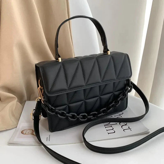 Women’s Embroidered PU Crossbody Shoulder Bag – Animal Print Design