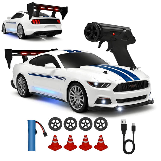 Drift RC Car (1:24) | Muscle White edition