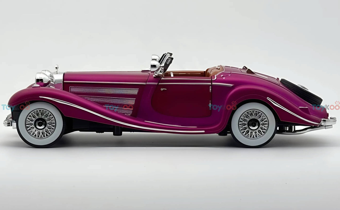 1936 Mercedes-Benz 500K 1:18 roadster  diecast scale model car - Big Size