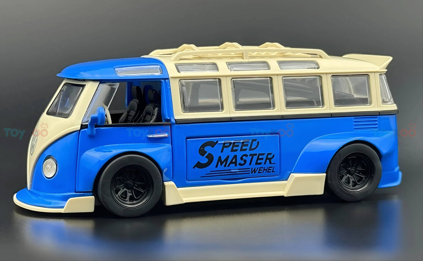 Volkswagen Camping Van 1:24 diecast scale model car collectible | Assorted Colors