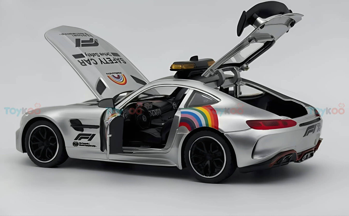 2020 Mercedes-Benz AMG GT-R Safety Car formula f1 1:18 diecast scale model - Big Size