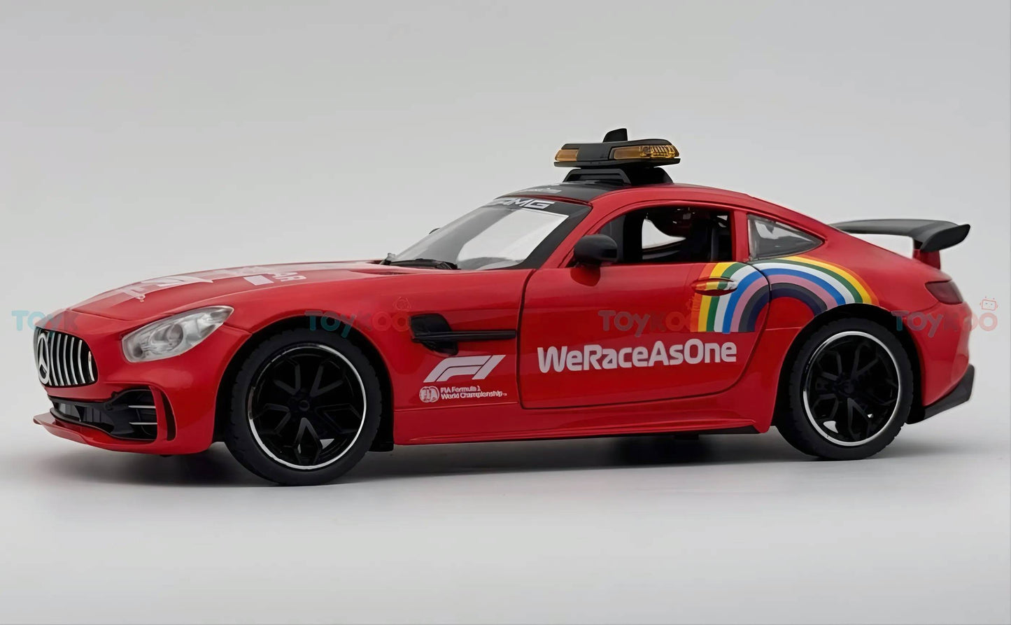 2020 Mercedes-Benz AMG GT-R Safety Car formula f1 1:18 diecast scale model - Big Size